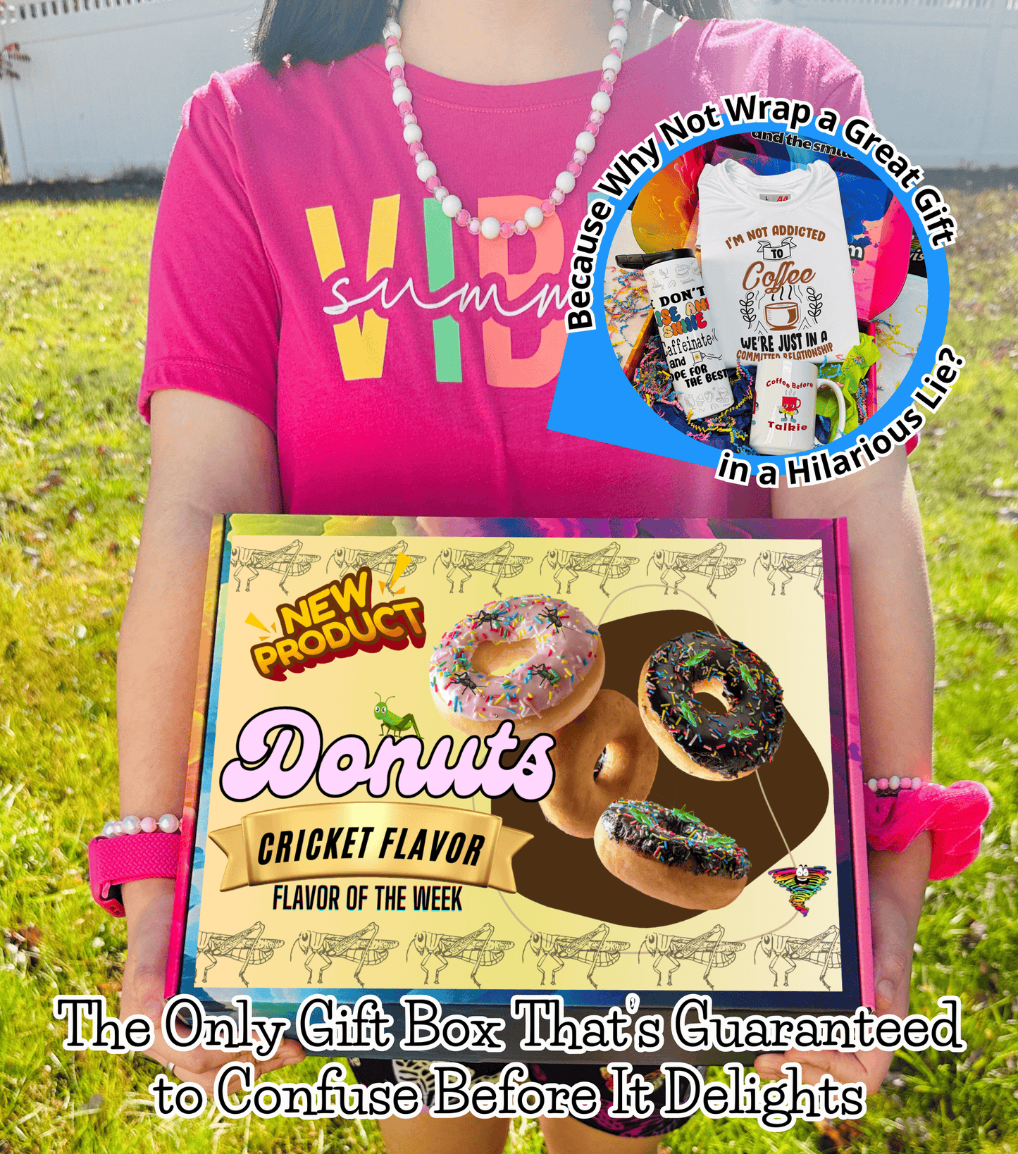 TwistBox Donuts Cricket Flavor Prank - Funnytwist.com
