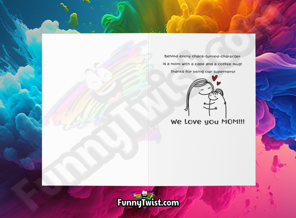 Funny Card  Mom's Superpower - Funnytwist.com