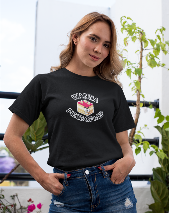 Funny T-Shirt "Wanna Piece of Me" - Funnytwist.com