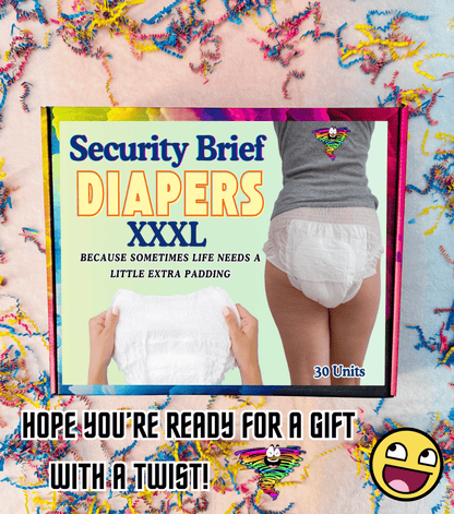 TwistBox Security Brief Diapers Prank (Just The Box) - Funnytwist.com