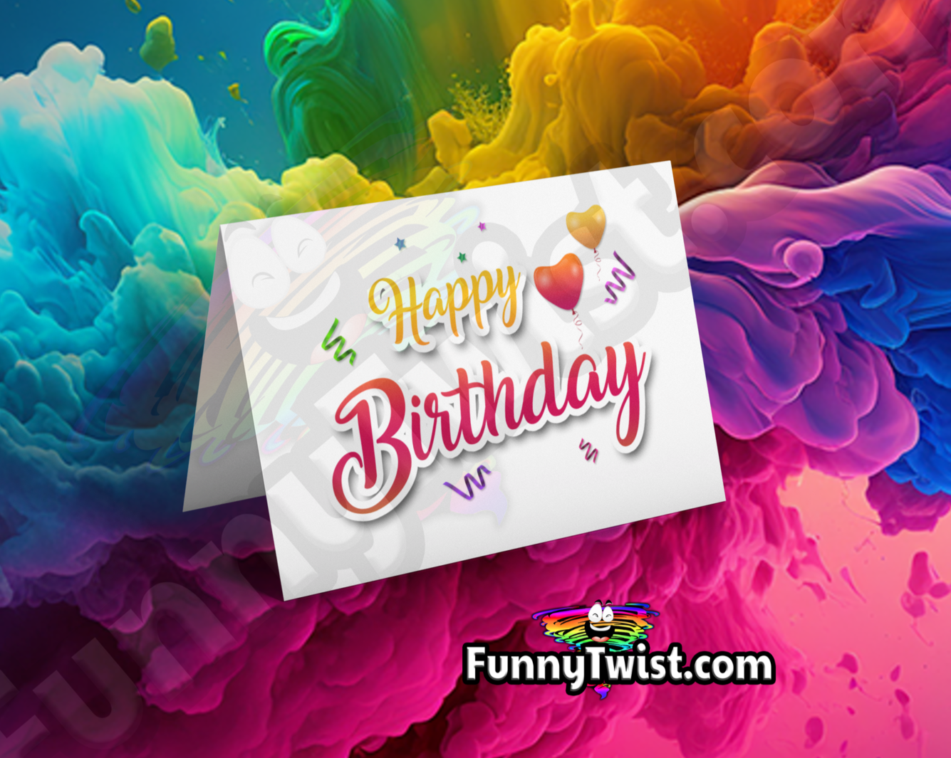 Funny Card HAPPY BIRTHDAY - Funnytwist.com