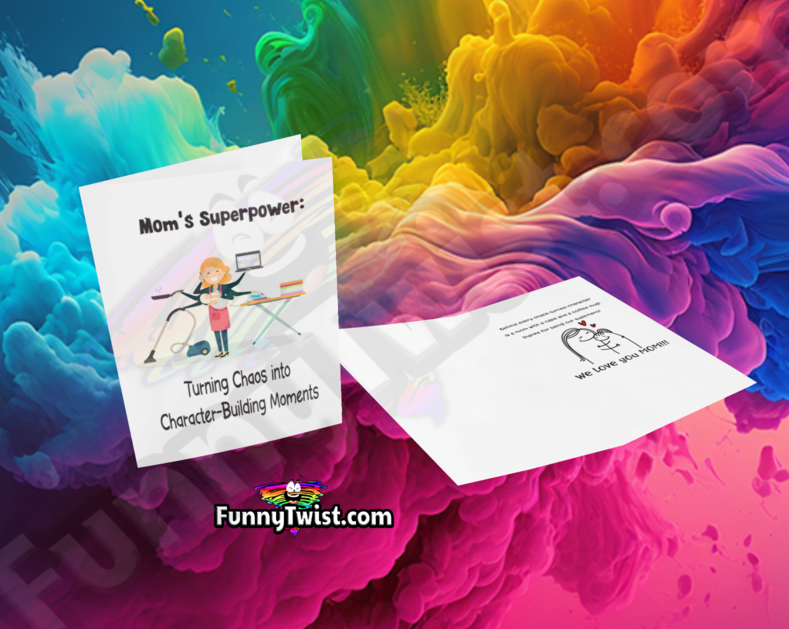 Funny Card  Mom's Superpower - Funnytwist.com