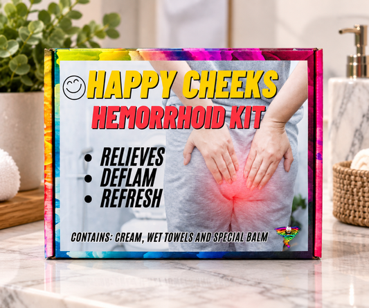 TwistBox Happy Cheeks Hemorrhoid Kit  Funny Gift (Just The Box)