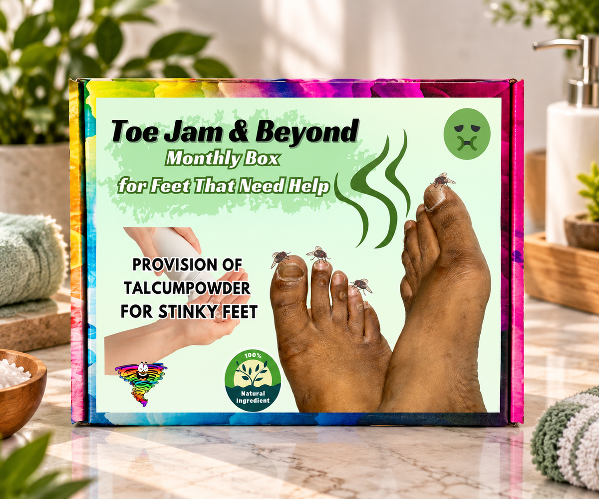 Toe Jam & Beyond TwistBox - funny prank gift box by FunnyTwist