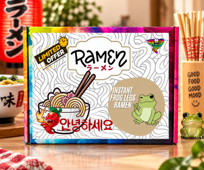 Ramen Frog Legs TwistBox - funny prank gift box by FunnyTwist