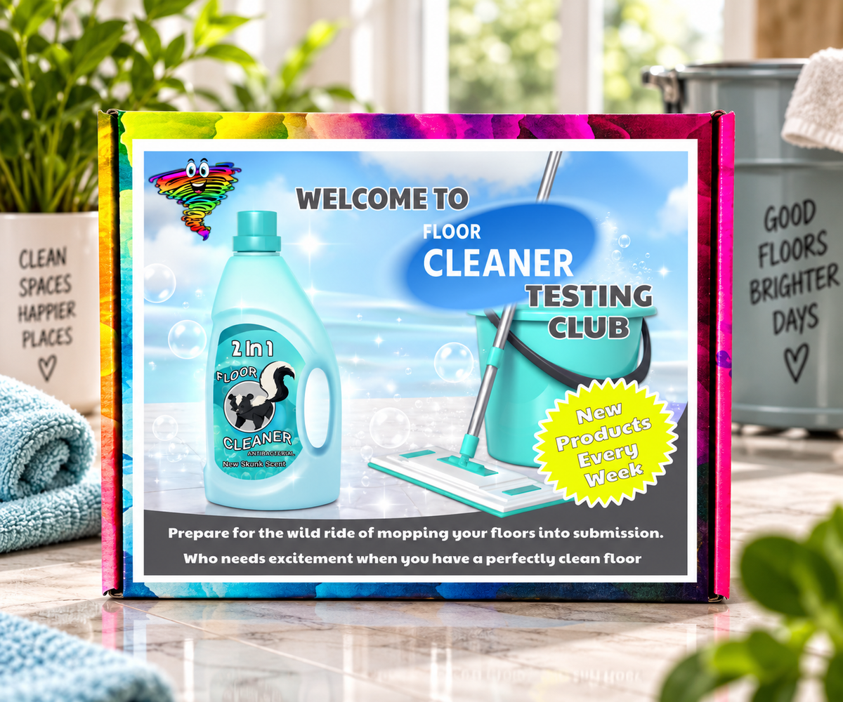 TwistBox Floor Cleaner Testing Club  Funny Gift (Just The Box)