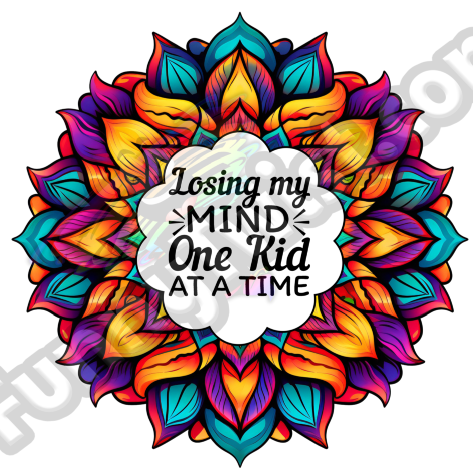 Funny Tumbler 20oz " Losing my Mind One kid at a Time" - Funnytwist.com