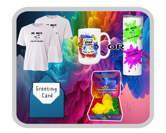 Funny Box: Two T-Shirts + One Drinkable - Funnytwist.com